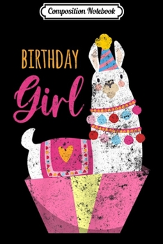 Composition Notebook: Cool Cute Alpaca Llama Cactus Girls Birthday Animal Lover  Journal/Notebook Blank Lined Ruled 6x9 100 Pages