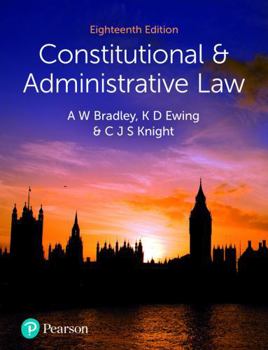 Paperback Constitutional and Administrative Law Book