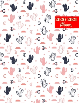 Paperback 2020-2021 Planner: Cute Jan 1, 2020 to Dec 31, 2021: Daily, Weekly & Monthly View Planner, Organizer & Diary Book