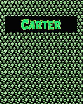 Paperback 120 Page Handwriting Practice Book with Green Alien Cover Carter: Primary Grades Handwriting Book