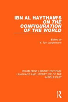 Paperback Ibn al-Haytham's On the Configuration of the World Book