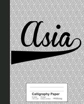 Paperback Calligraphy Paper: ASIA Notebook Book