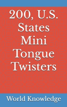 Paperback 200, U.S. States Mini Tongue Twisters Book