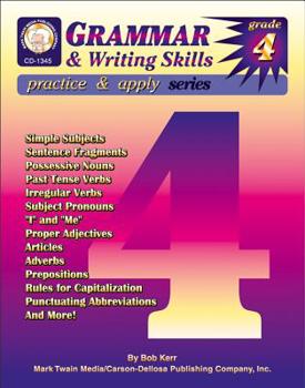 Paperback Grammar & Writing Skills, Grade 4 Book