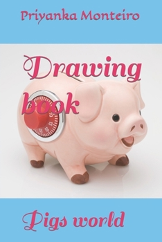 Paperback Drawing book: Pigs world Book