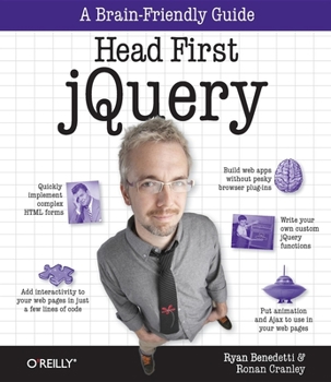 Paperback Head First jQuery: A Brain-Friendly Guide Book