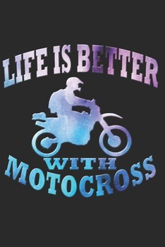 MOTOCROSS NOTIZBUCH: Motocross Notizbuch die Perfekte Geschenkidee für Biker oder Motorrad Fans. Das Taschenbuch hat 120 weiße Seiten mit Punktraster ... skizzieren unterstützten. (German Edition)