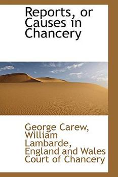 Paperback Reports, or Causes in Chancery Book