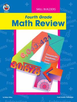 Paperback Fourth Grade Math Review Book