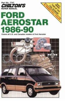 Paperback Chilton's Repair Manual: Ford Aerostar 1986-1990 Book