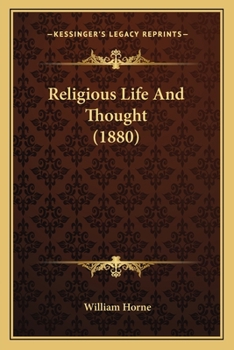 Paperback Religious Life And Thought (1880) Book