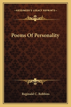 Paperback Poems of Personality Book