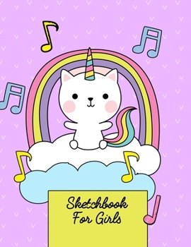 Paperback Sketchbook For Girls: Sketch Book Gift for Adults, Kids, Girls and Boys Book