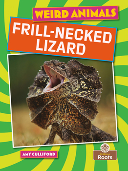 Hardcover Frill-Necked Lizard Book