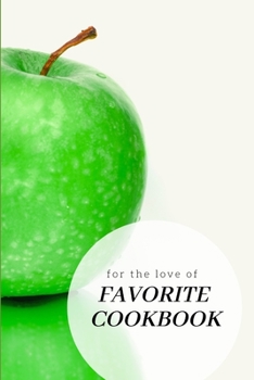 Paperback Favorite Cookbook: My Favorite Recipes, Journal and Organizer,120 Page Book