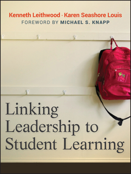 Paperback Linking Leadership to Student Learning Book