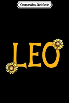 Composition Notebook: Leo sunflowers artwork sunflower Premium  Journal/Notebook Blank Lined Ruled 6x9 100 Pages