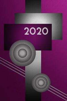 Paperback 2020: Agenda semainier 2020 - Calendrier des semaines 2020 - Turquoise pointillé - Art moderne [French] Book