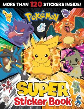Paperback Pokemon Battle: Super Sticker Book