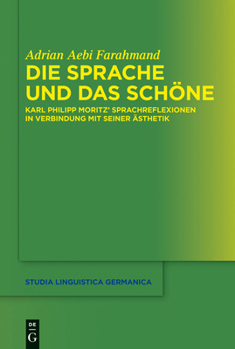 Die Sprache Und Das Schone: Karl Philipp Moritz' Sprachreflexionen in Verbindung Mit Seiner Asthetik
