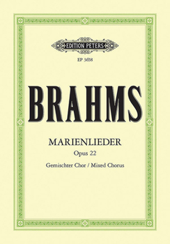 Paperback Marienlieder Op. 22: For 4-Part Mixed Choir Book