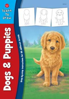 Paperback Learn to Draw Dogs & Puppies Book