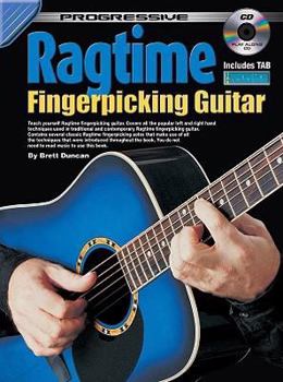 Paperback Ragtime Fingerpicking Guitar Method [With CD (Audio)] Book