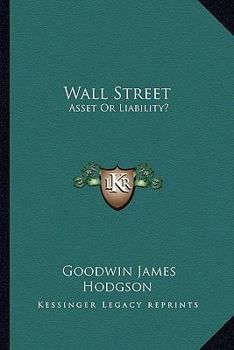 Paperback Wall Street: Asset Or Liability? Book