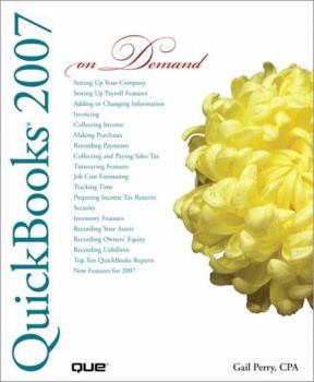 Paperback QuickBooks 2007 on Demand Book