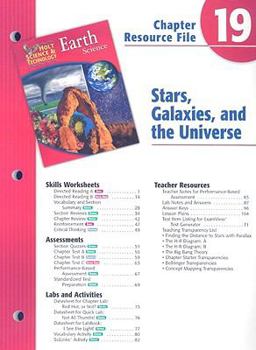 Paperback Holt Science & Technology Earth Science Chapter 19 Resource File: Stars, Galaxies, and the Universe Book