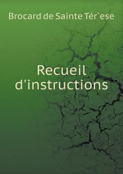 Paperback Recueil d'instructions [French] Book