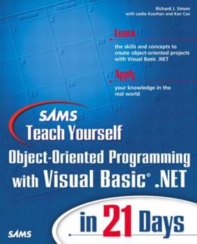 Paperback Sams Teach Yourself Object-Oriented Programming with VB.NET in 21 Days Book