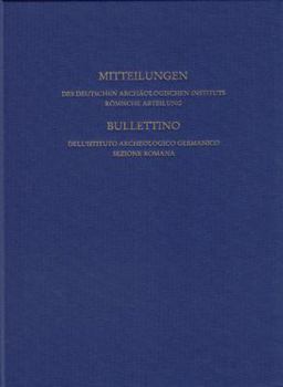 Hardcover Mitteilungen Des Deutschen Archaologischen Instituts, Romische Abteilung: Band 121, 2015 [German] Book