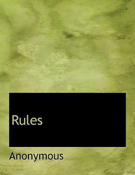 Paperback Rules Book