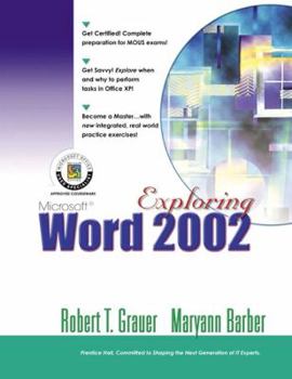 Paperback Exploring Microsoft Word 2002 Comprehensive Book