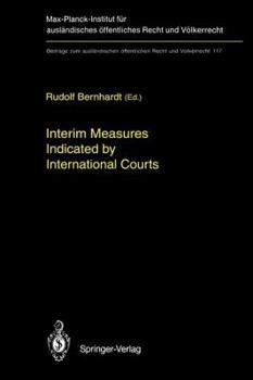 Paperback Interim Measures Indicated by International Courts Book