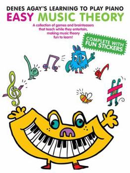 Paperback Learning to Play Piano: Easy Music Theory [With Sticker(s)] Book