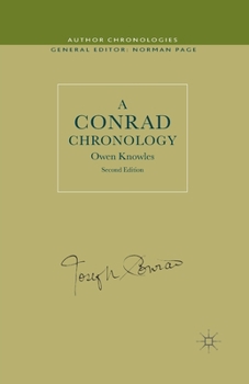 Paperback A Conrad Chronology Book