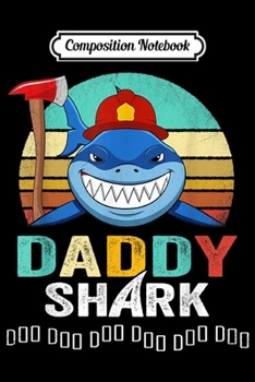 Composition Notebook: Daddy Shark Doo Doo Vintage  Journal/Notebook Blank Lined Ruled 6x9 100 Pages