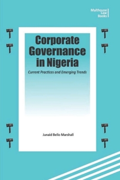 Paperback Corporate Governance in Nigeria: Current Practices and Emerging Trends Book