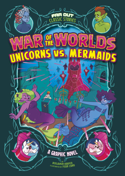 Paperback War of the Worlds Unicorns vs. Mermaids Book