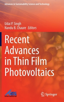 Hardcover Recent Advances in Thin Film Photovoltaics Book