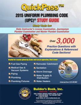 Perfect Paperback Uniform Plumbing Code (UPC)® QuickPass Study Guide based on 2015 UPC Book