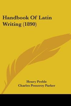 Paperback Handbook Of Latin Writing (1890) Book