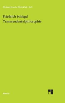 Hardcover Transcendentalphilosophie [German] Book