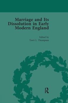 Paperback Marriage and Its Dissolution in Early Modern England, Volume 3 Book