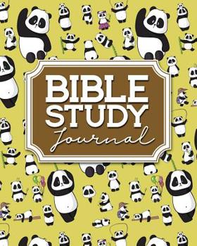 Paperback Bible Study Journal: Bible Journaling, Bible Study Organizer And Notebook, Bible Reading Notes, Daily Bible Scriptures, Cute Panda Cover Book