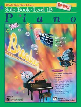 Paperback Alfred's Basic Piano Library Top Hits! Solo Book, Bk 1B: Book & CD Book