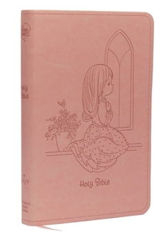 Imitation Leather Nrsvce, Precious Moments Bible, Pink, Leathersoft, Comfort Print: Holy Bible Book