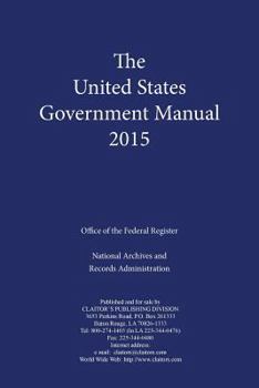 Paperback United States Government Manual Book